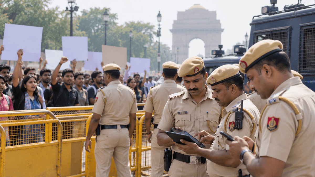 Delhi Protest Faces Police Action, 4 FIRs Filed and Takedown Sought for 500 Online Posts Delhi Protest Faces Police Action, 4 FIRs Filed and Takedown Sought for 500 Online Posts
