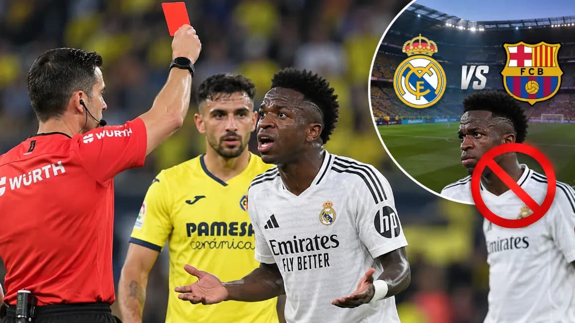 Vinicius Junior Handed Four-Match Ban, to Miss El Clasico Against Barcelona Vinicius Junior Handed Four-Match Ban, to Miss El Clasico Against Barcelona