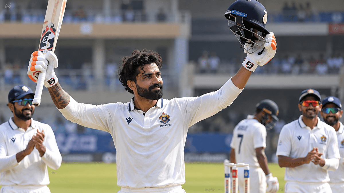 Ranji Trophy: Saurashtra Draw Against Chhattisgarh, Ravindra Jadeja Stars With 120 Runs Ranji Trophy: Saurashtra Draw Against Chhattisgarh, Ravindra Jadeja Stars With 120 Runs