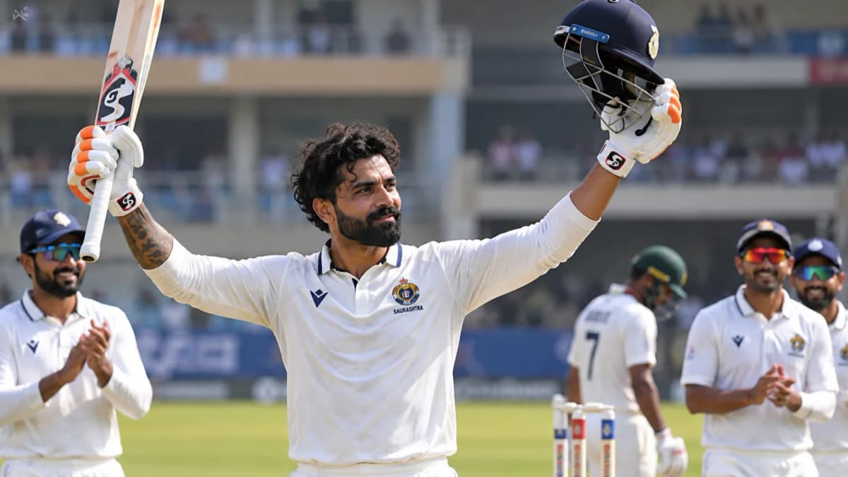 Ranji Trophy: Saurashtra Draw Against Chhattisgarh, Ravindra Jadeja Stars With 120 Runs Ranji Trophy: Saurashtra Draw Against Chhattisgarh, Ravindra Jadeja Stars With 120 Runs
