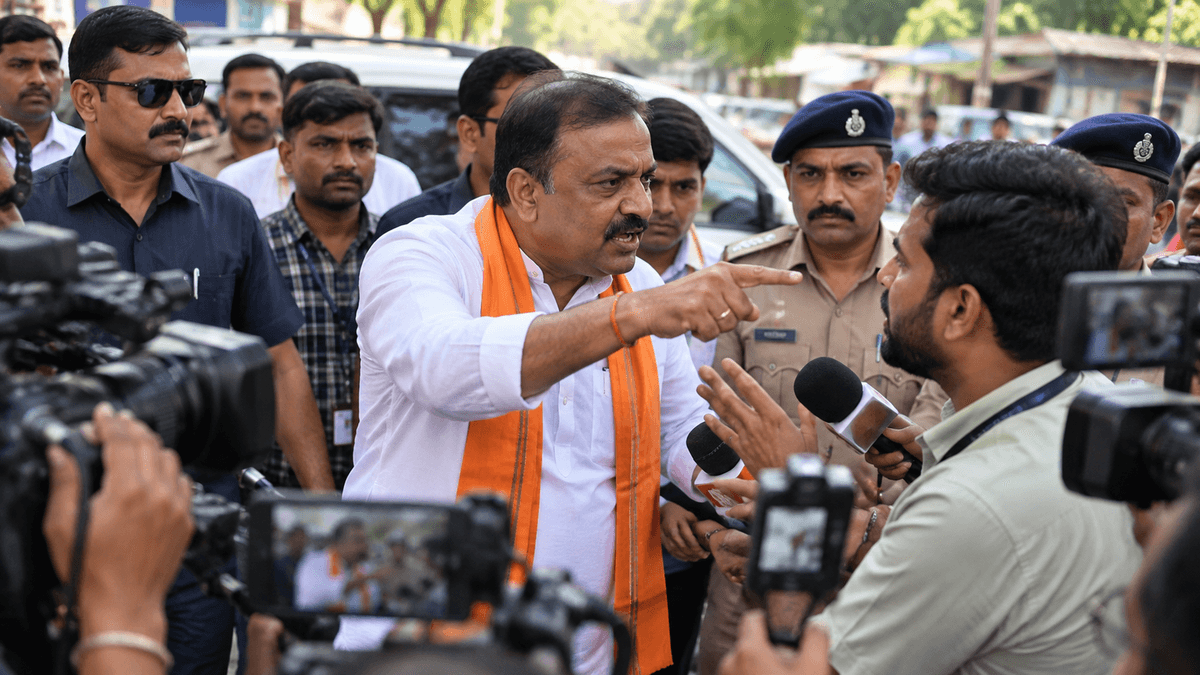 Alleged Political Intimidation Video Goes Viral in Kheda, Raising Questions Over Police Role Alleged Political Intimidation Video Goes Viral in Kheda, Raising Questions Over Police Role