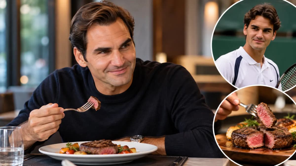 Roger Federer Was Vegetarian Until 16, Started Eating Meat During Davis Cup Roger Federer Was Vegetarian Until 16, Started Eating Meat During Davis Cup