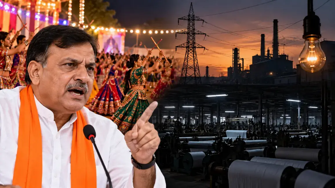 Gopal Italy Criticizes Power Cuts and Industrial Shutdowns During Navratri