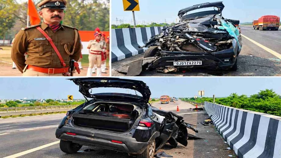 Three Killed in Bharuch Expressway Crash, Including Vadodara PSI