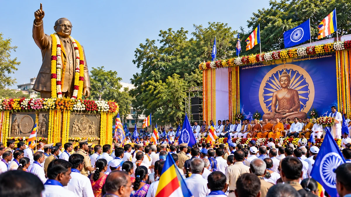 Celebration of Ashok Vijayadashami and Dharma Chakra Pravartan Day in Bharuch Celebration of Ashok Vijayadashami and Dharma Chakra Pravartan Day in Bharuch