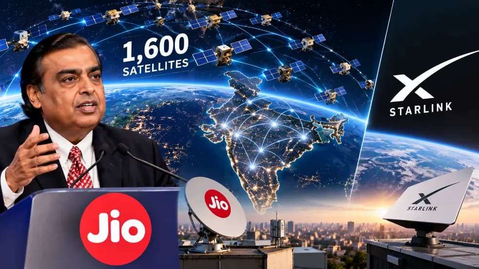 Jio Plans 1,600 Satellites to Challenge Starlink in India Jio Plans 1,600 Satellites to Challenge Starlink in India