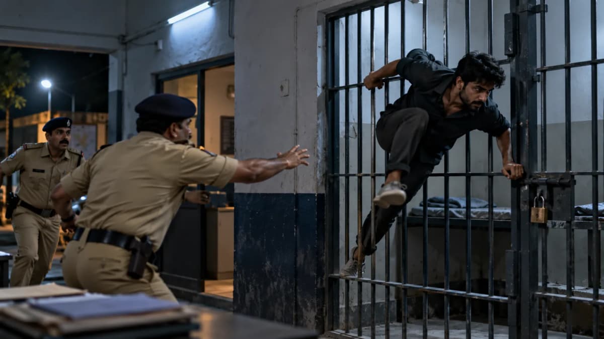Accused Escapes Police Lockup in Jahangirpura in Four Minutes Accused Escapes Police Lockup in Jahangirpura in Four Minutes