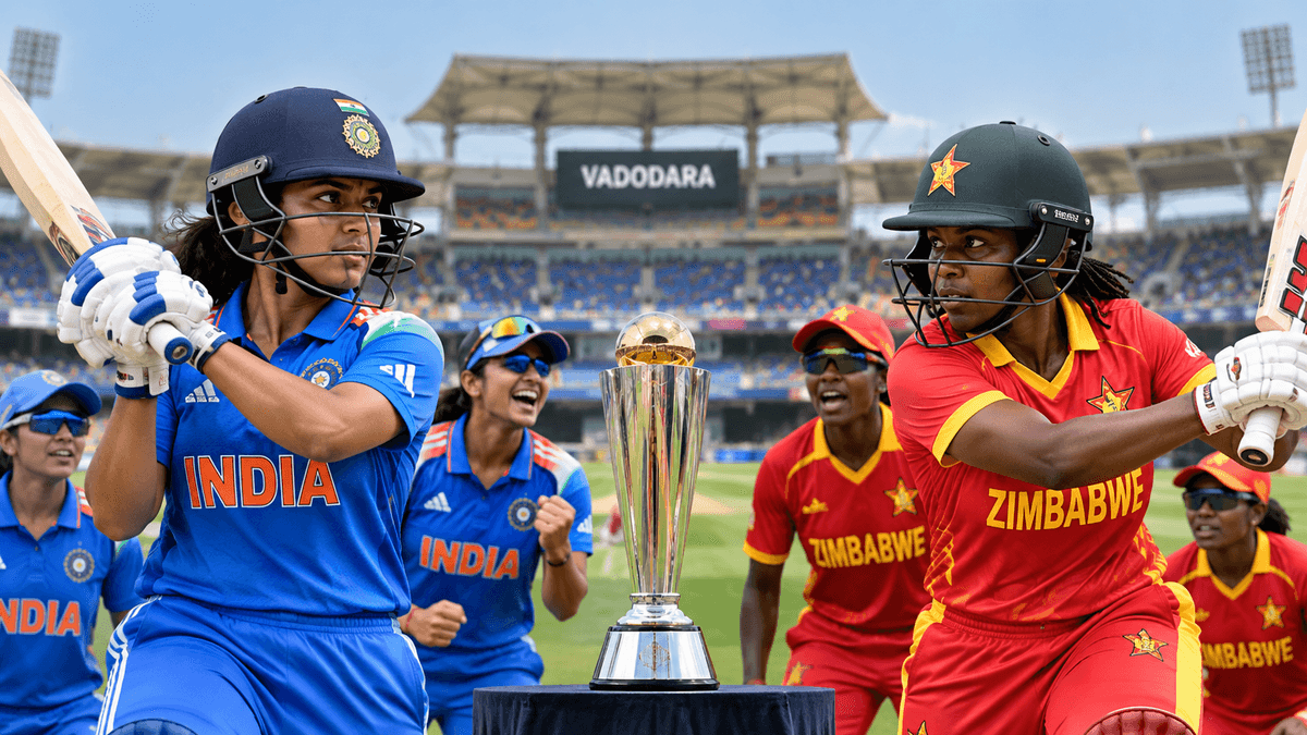 India-Zimbabwe Women’s ODI Series in Vadodara, Matches Begin on October 23 India-Zimbabwe Women’s ODI Series in Vadodara, Matches Begin on October 23