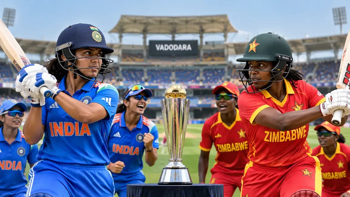 India-Zimbabwe Women’s ODI Series in Vadodara, Matches Begin on October 23 India-Zimbabwe Women’s ODI Series in Vadodara, Matches Begin on October 23