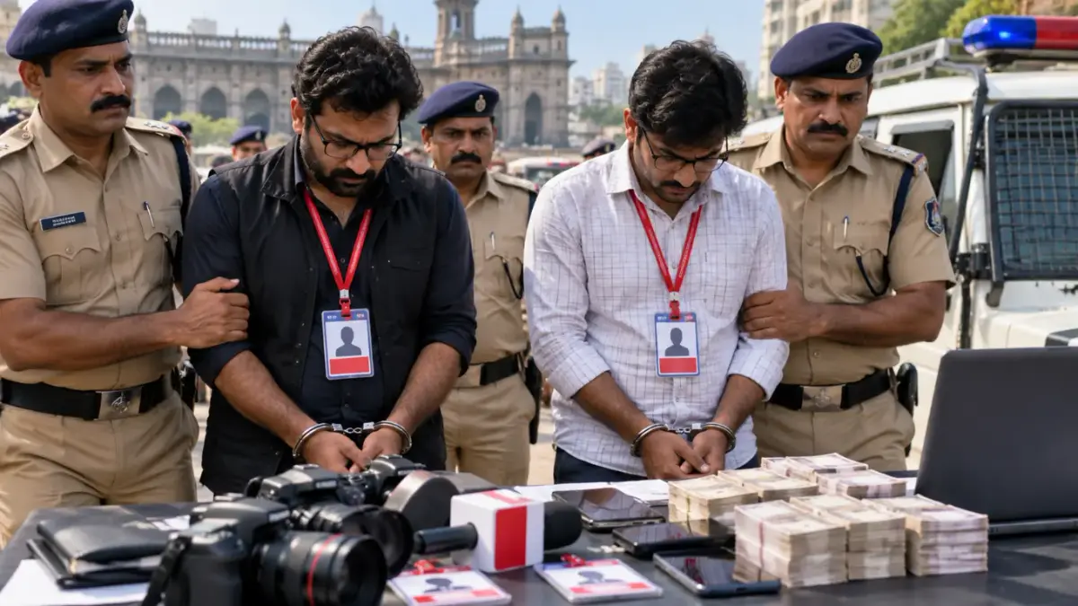 Fake Journalists Arrested in Ahmedabad, Extorted Money