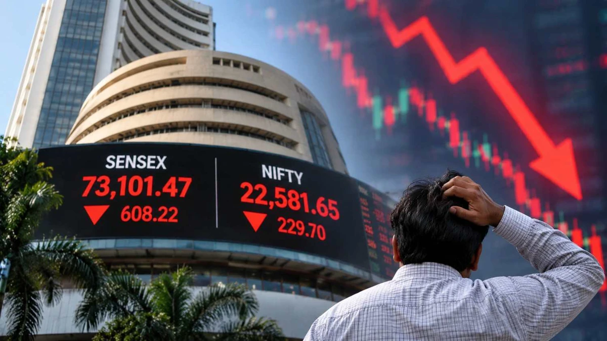 Stock Market Opens Lower as Sensex Falls 608.22 Points and Nifty Opens at 22,581 Stock Market Opens Lower as Sensex Falls 608.22 Points and Nifty Opens at 22,581