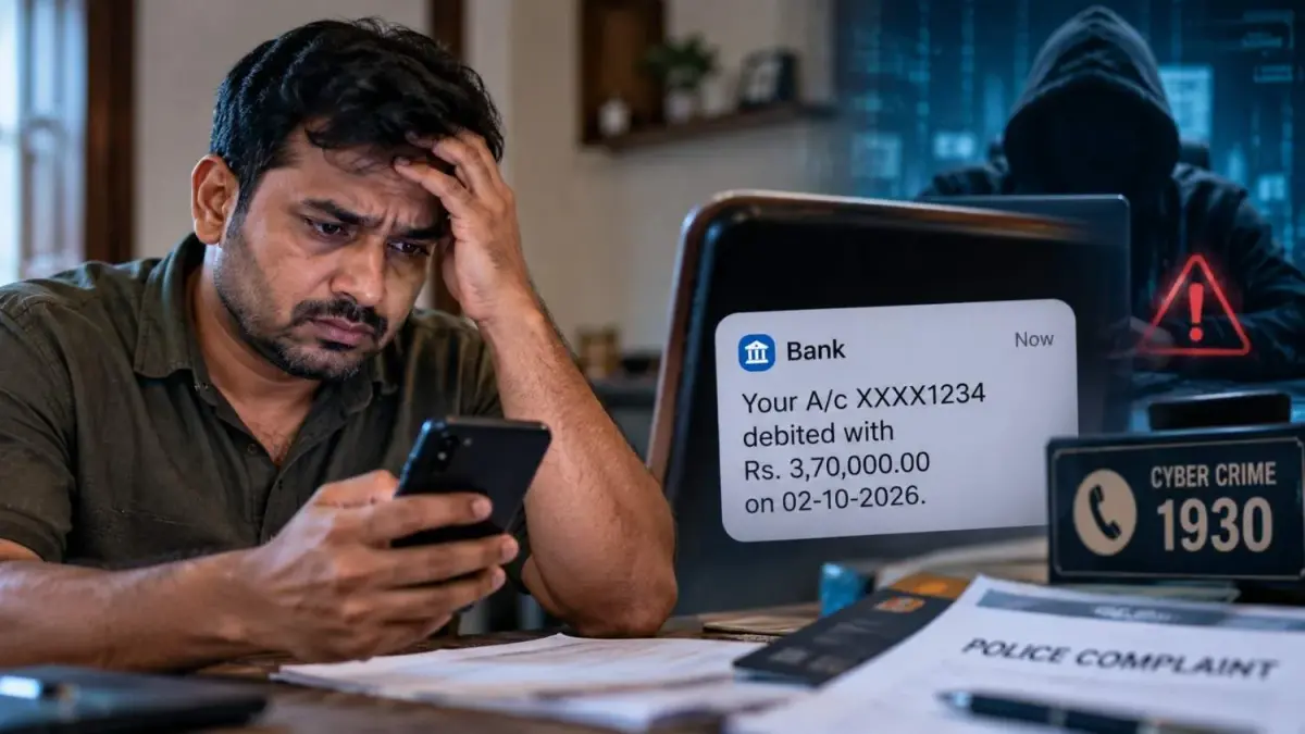 New Naroda Garage Owner Loses ₹3.70 Lakh in Cyber Fraud New Naroda Garage Owner Loses ₹3.70 Lakh in Cyber Fraud
