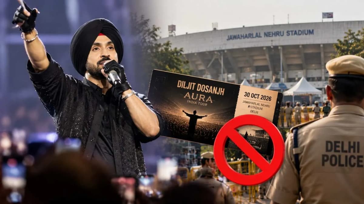 Diljit Dosanjh's October 30 Delhi Concert Faces Police Clearance Hurdle Diljit Dosanjh's October 30 Delhi Concert Faces Police Clearance Hurdle