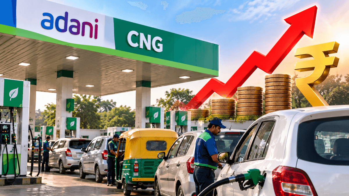 Adani CNG Price Rises by ₹4.45 to ₹98.47 Per Kg Adani CNG Price Rises by ₹4.45 to ₹98.47 Per Kg