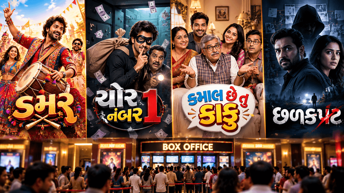 Gujarati Box Office Clash: Damru, Chor Number 1, Kamal Chhe Tu Kaku and Chhal Kapat Gujarati Box Office Clash: Damru, Chor Number 1, Kamal Chhe Tu Kaku and Chhal Kapat