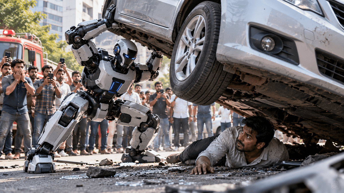 Chinese Robot Lifts a Car in Viral Video: What Is the Real Story? Chinese Robot Lifts a Car in Viral Video: What Is the Real Story?
