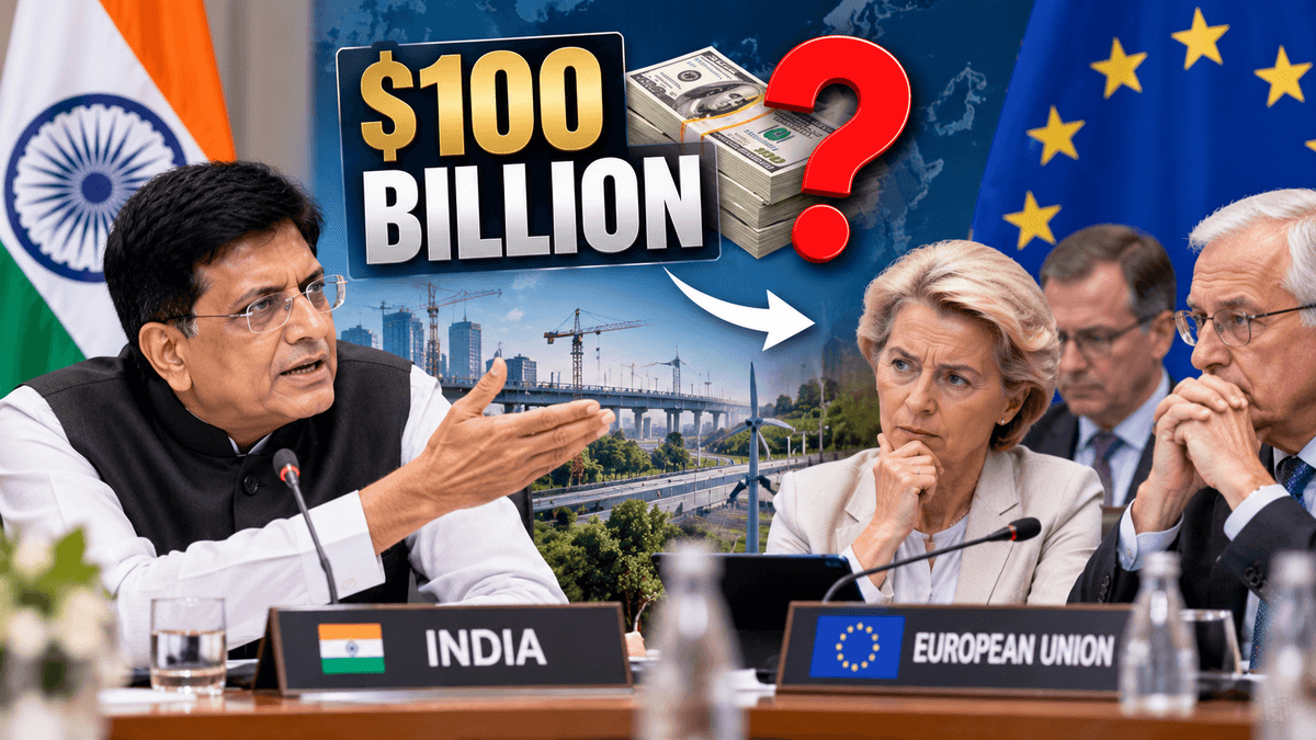 Piyush Goyal Questions Europe Over $100 Billion Climate Finance Pledge Piyush Goyal Questions Europe Over $100 Billion Climate Finance Pledge