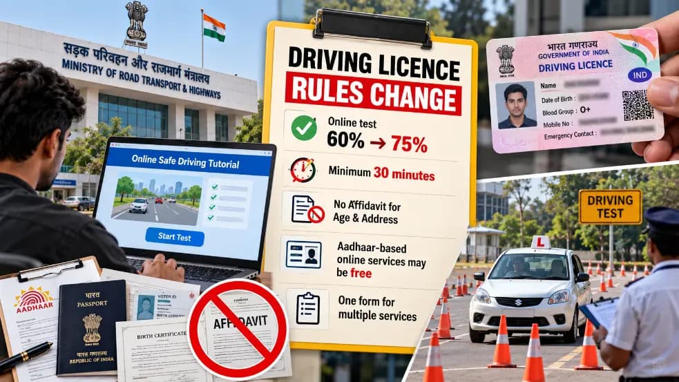 Proposed Driving Licence Rule Changes May Require 75% Marks in the Test