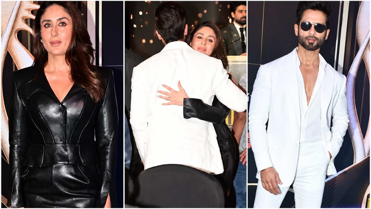 Kareena Kapoor and Shahid Kapoor Share Warm Hug at IIFA 2027 Kareena Kapoor and Shahid Kapoor Share Warm Hug at IIFA 2027