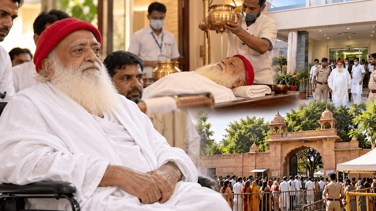 Asaram Bapu Health Update: Chest Pain Reported at Ujjain Ashram Asaram Bapu Health Update: Chest Pain Reported at Ujjain Ashram