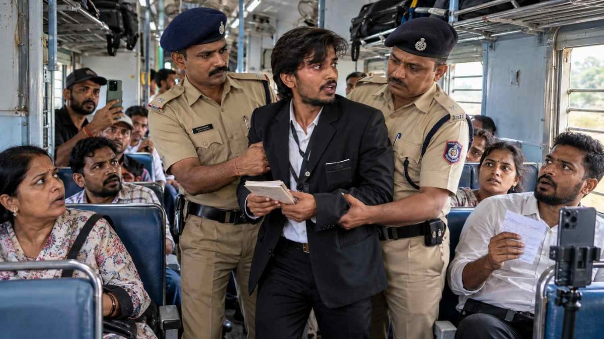 Surat Creator Arrested for Posing as TTE in Reel Surat Creator Arrested for Posing as TTE in Reel