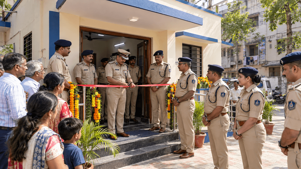 Nagarvel Hanuman Police Chowki Reopens in Ahmedabad Nagarvel Hanuman Police Chowki Reopens in Ahmedabad