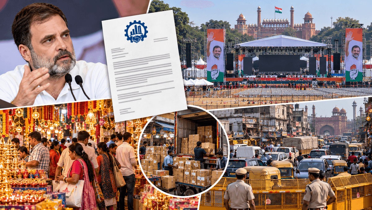 Diwali Business Loss Fears: CTI Urges Rahul Gandhi to Postpone Mega Rally Diwali Business Loss Fears: CTI Urges Rahul Gandhi to Postpone Mega Rally