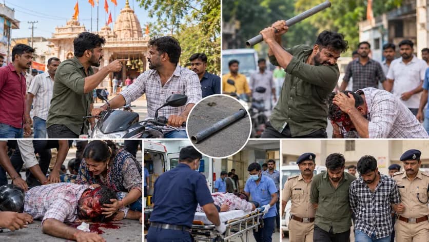 Kalol Bike Dispute Turns Violent, Youth Attacked With Iron Pipe