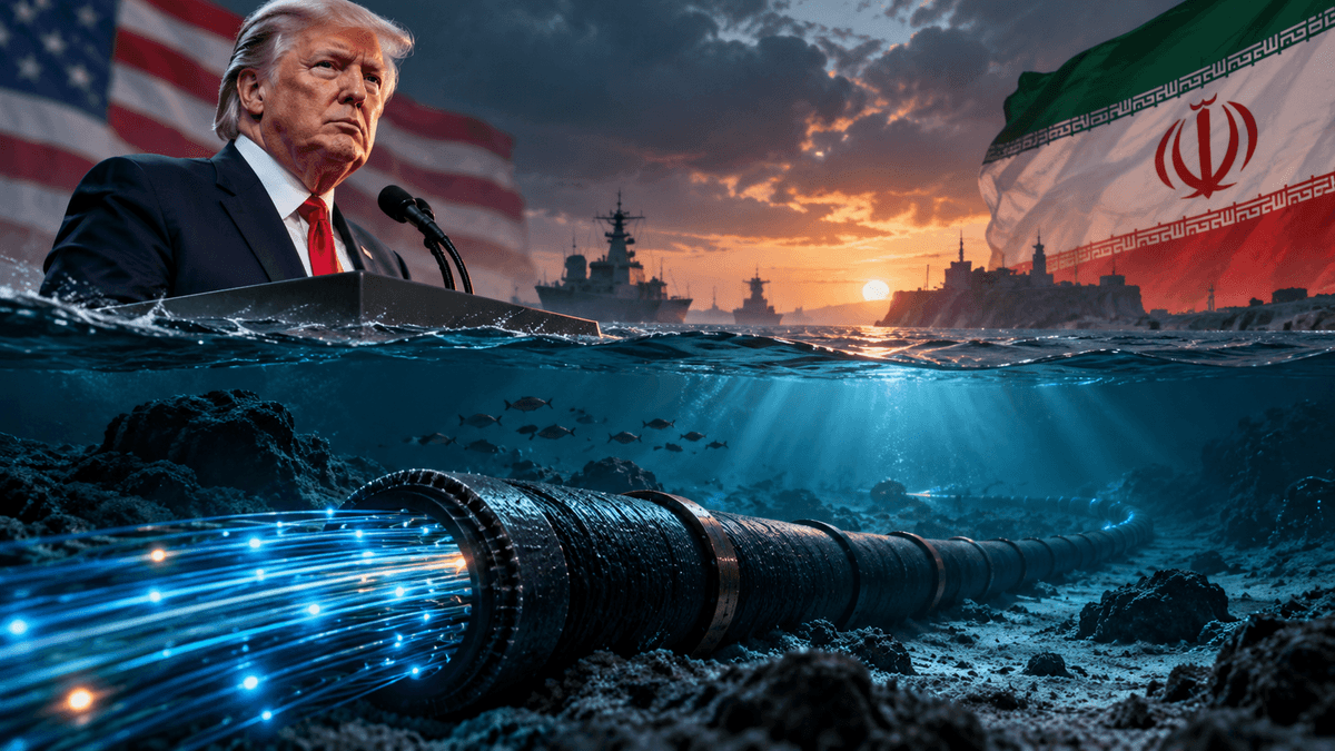 Trump's Warning to Iran: Threat to Cut Undersea Internet Cables Trump's Warning to Iran: Threat to Cut Undersea Internet Cables