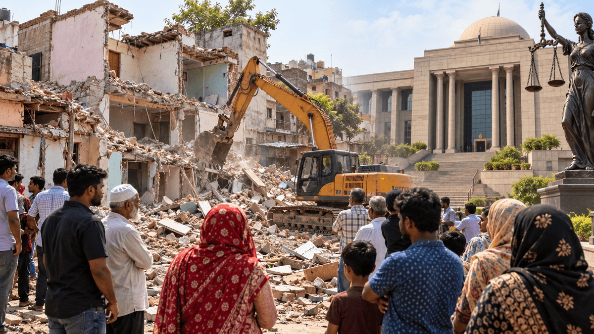 Surat's Nasir Nagar Demolition Controversy Shakes High Court Surat's Nasir Nagar Demolition Controversy Shakes High Court