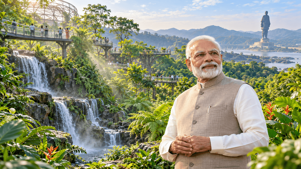 Prime Minister Modi to inaugurate Rain Forest project in Ekta Nagar on October 31 Prime Minister Modi to inaugurate Rain Forest project in Ekta Nagar on October 31