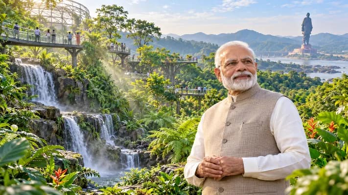 Prime Minister Modi to inaugurate Rain Forest project in Ekta Nagar on October 31
