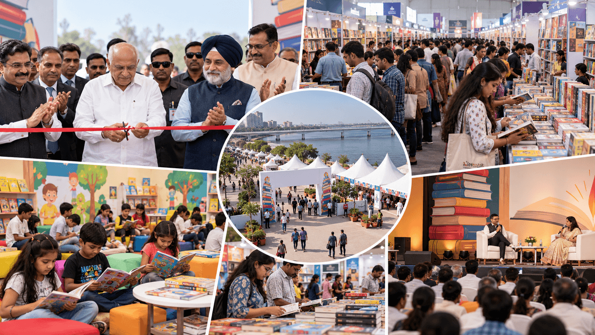 12th International Book Festival Begins in Ahmedabad with Over 700 Stalls 12th International Book Festival Begins in Ahmedabad with Over 700 Stalls