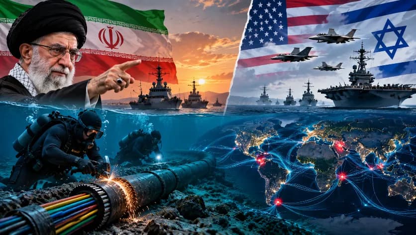 Iran’s Plan: Targeting Undersea Internet Cables if the US and Israel Attack Iran’s Plan: Targeting Undersea Internet Cables if the US and Israel Attack