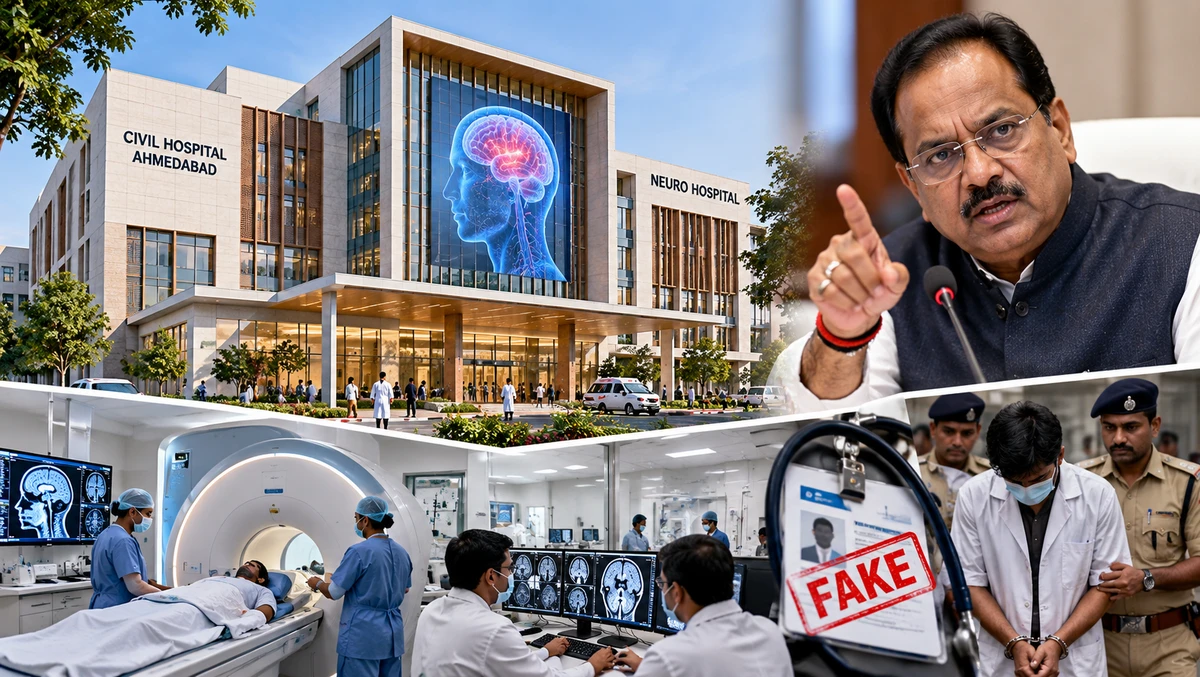 Ahmedabad Civil Hospital to Get ₹230 Crore Neuroscience Centre, Minister Warns Fake Doctors Ahmedabad Civil Hospital to Get ₹230 Crore Neuroscience Centre, Minister Warns Fake Doctors