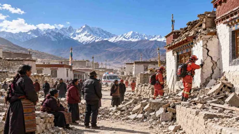 Fresh 5.4 Magnitude Earthquake Hits Tibet After Deadly Quake Fresh 5.4 Magnitude Earthquake Hits Tibet After Deadly Quake