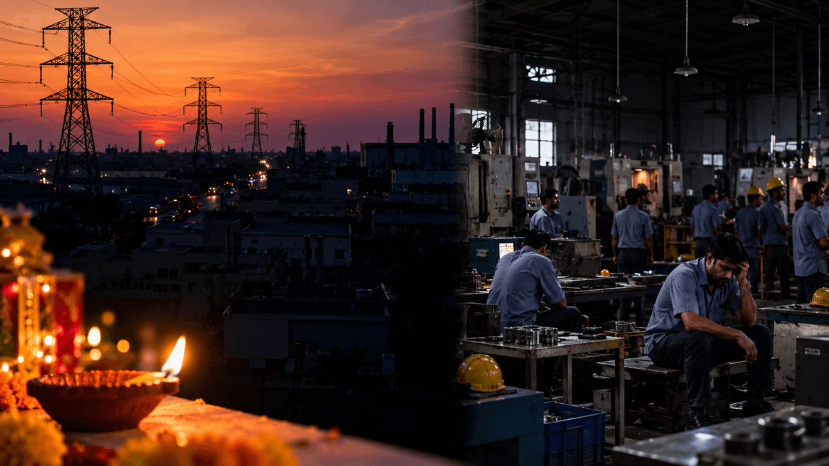 Rajkot Power Cut Affects 1,000 Factories and Over 10,000 Workers Rajkot Power Cut Affects 1,000 Factories and Over 10,000 Workers