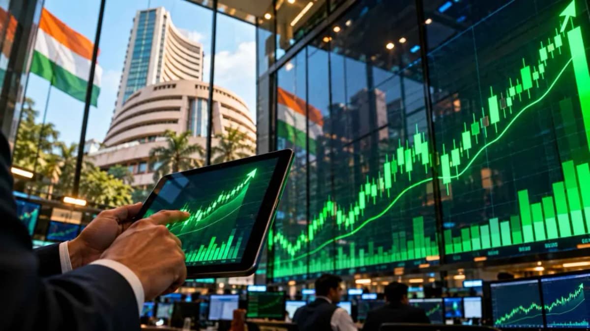 Indian Stock Market Closes Higher Sensex Gains 483 Points Nifty Ends at 22753