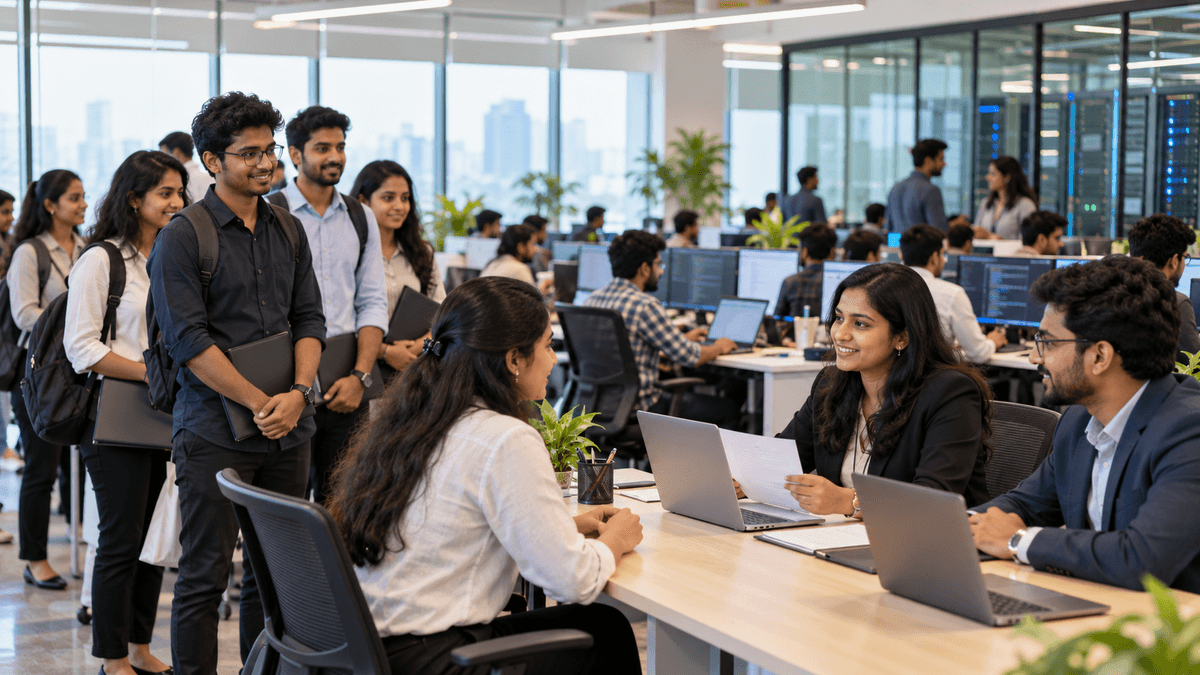 Surge in Hiring in India's IT Sector Surge in Hiring in India's IT Sector
