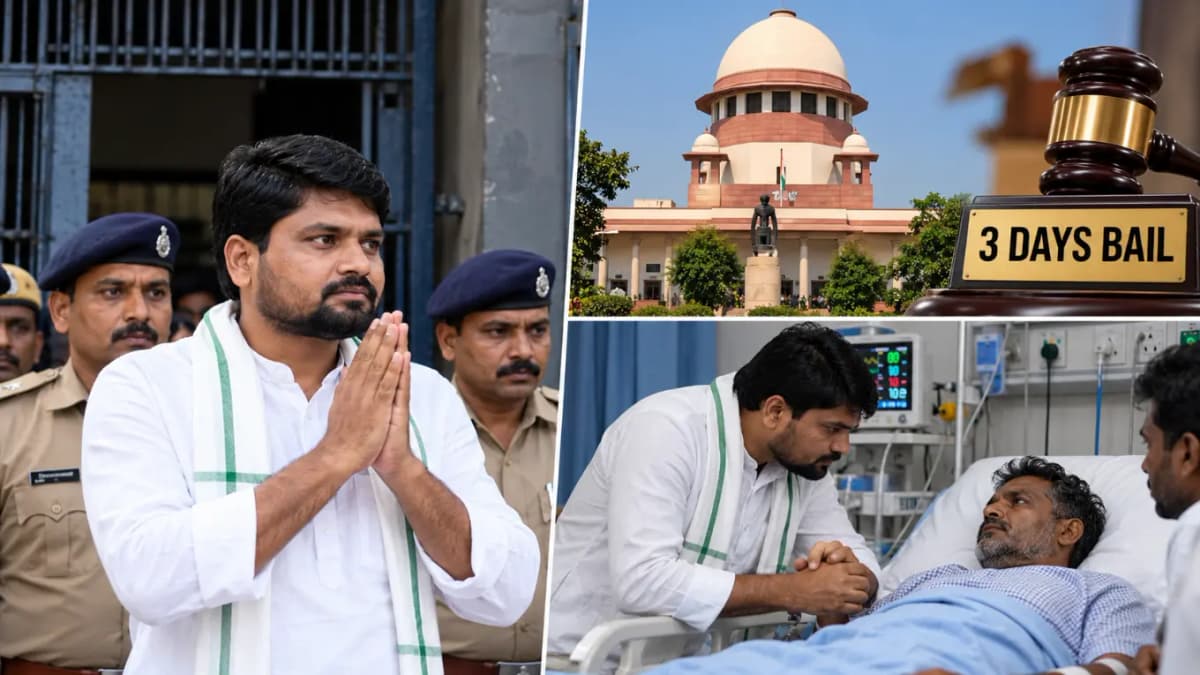 Supreme Court Grants Three-Day Bail to Chaitar Vasava to Visit Ailing Brother