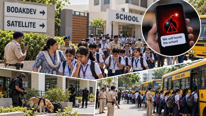 Ahmedabad Schools in Bodakdev and Satellite Receive Bomb Threats