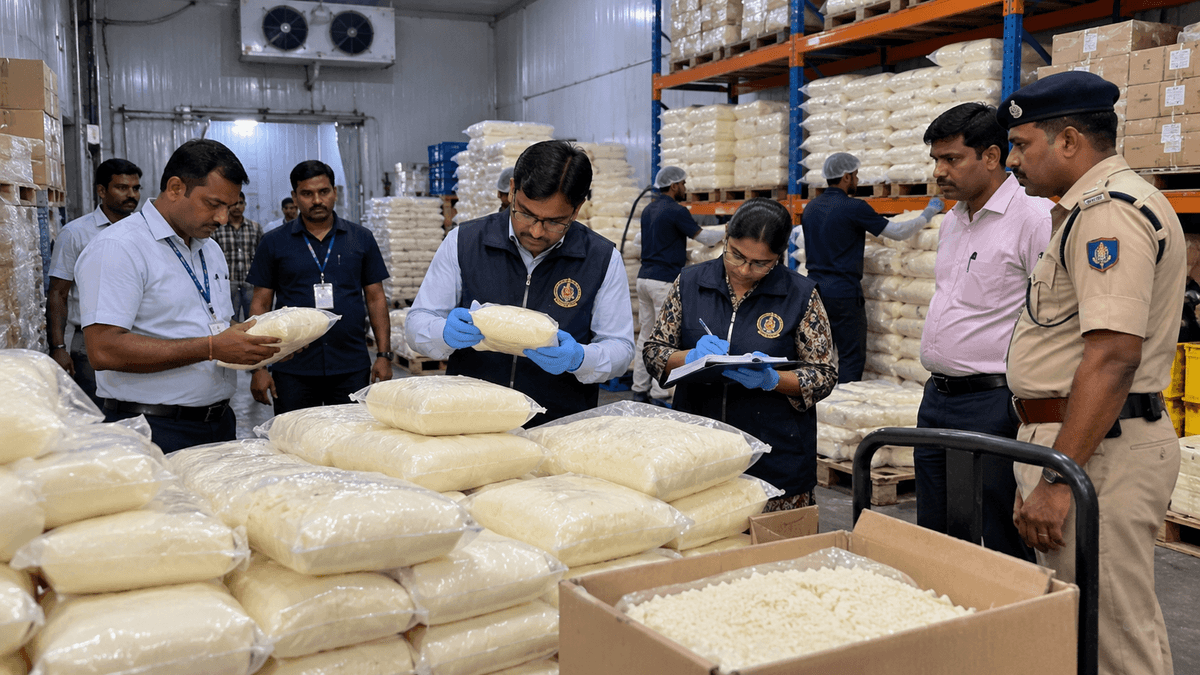 Ahmedabad Diwali Food Safety Drive: 40,000 Kg of Suspected Mawa Seized in Gomtipur Ahmedabad Diwali Food Safety Drive: 40,000 Kg of Suspected Mawa Seized in Gomtipur