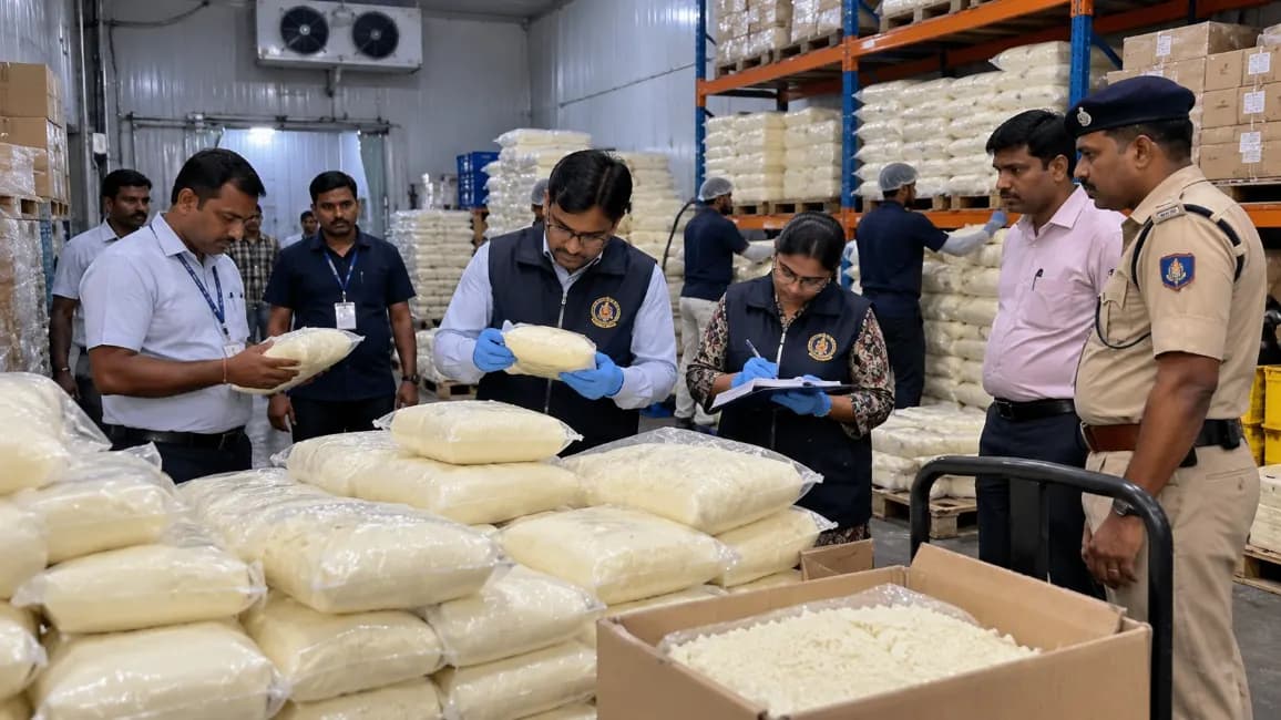 Ahmedabad Diwali Food Safety Drive: 40,000 Kg of Suspected Mawa Seized in Gomtipur